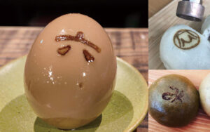 曲面への焼印（食品）