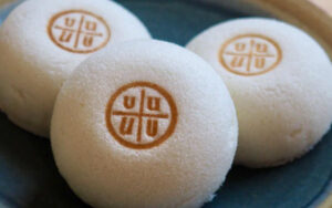 まんじゅうに焼印